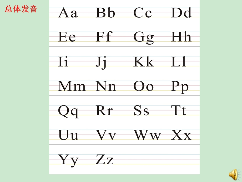 英语26个字母发音音频内嵌ppt课件.ppt_第2页