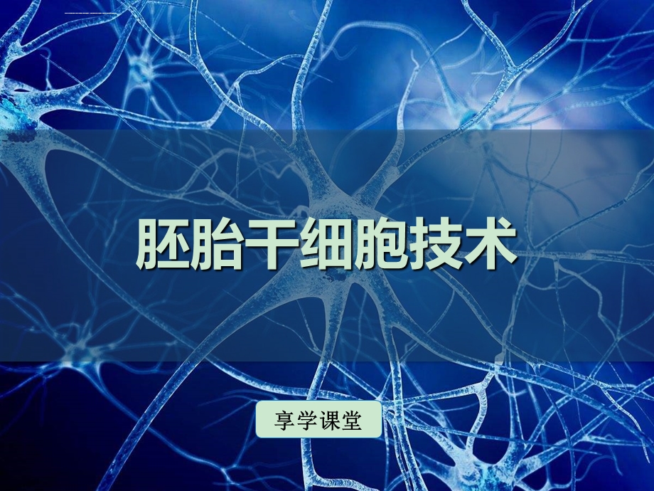 胚胎干细胞技术ppt课件.ppt_第1页