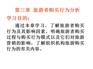 第三章旅游者购买行为分析ppt课件.ppt