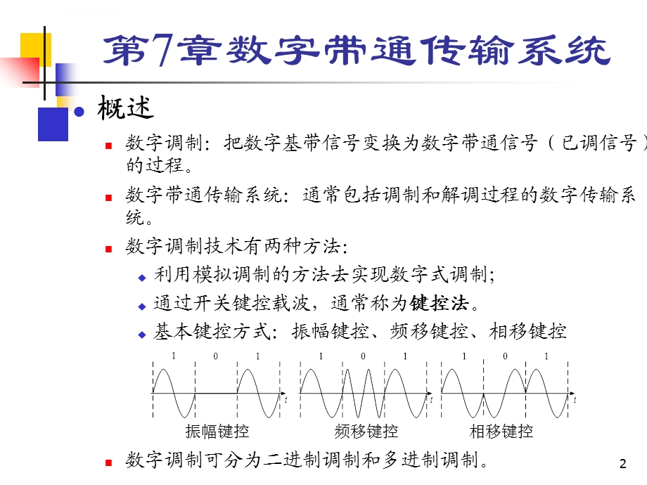 通信原理第7章数字带通传输系统ppt课件.ppt_第2页