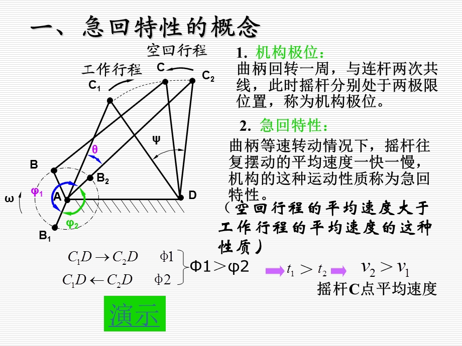 铰链四杆机构的急回特性ppt课件.ppt_第3页