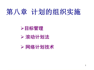 管理学计划和实施ppt课件.ppt