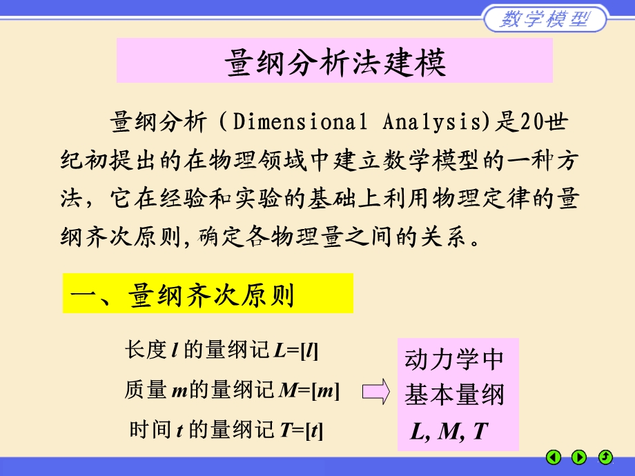 量纲分析法建模ppt课件.ppt_第1页