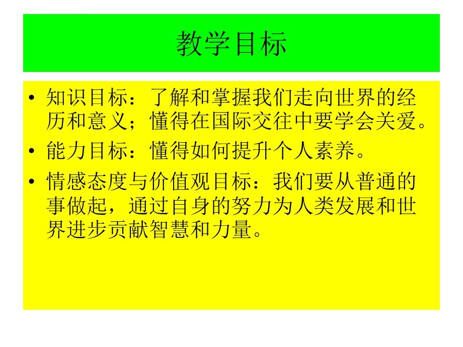 走向世界大舞台ppt优秀课件.ppt_第2页