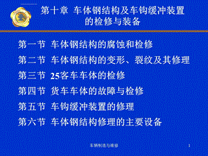 车辆制造与维修（第十章）ppt课件.ppt