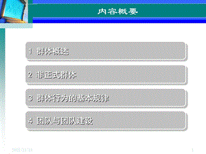 群体心理与团队建设ppt课件.ppt