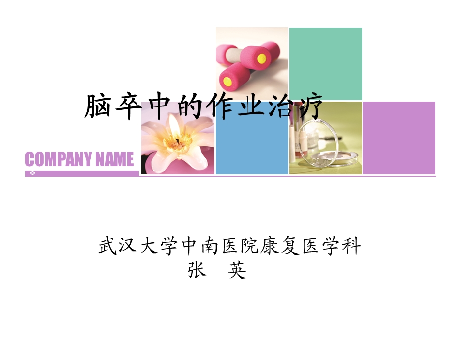 脑卒中患者的作业治疗ppt课件.ppt_第1页