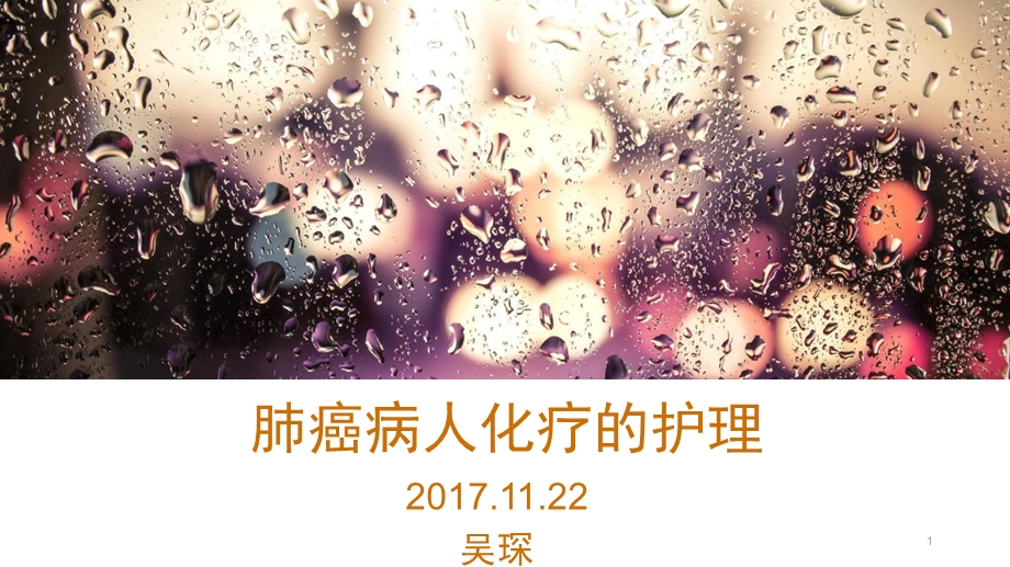 肺癌化疗护理的业务学习ppt课件.ppt_第1页