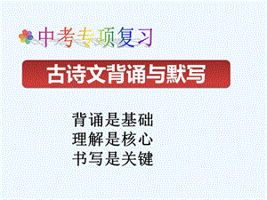 语文人教版九年级下册中考古诗文默写复习ppt课件.ppt