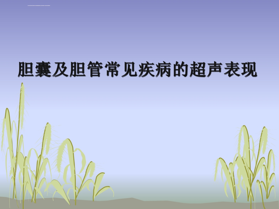 胆囊及胆管常见疾ppt课件.ppt_第1页