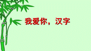 部编人教版小学五年级语文下册《我爱你汉字 》ppt课件.ppt