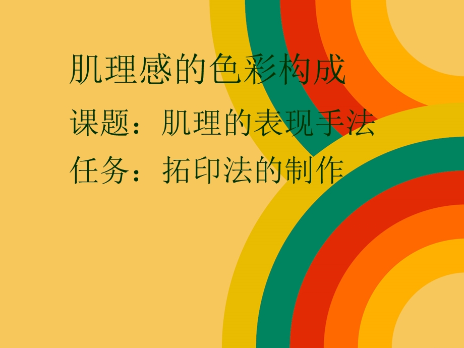 肌理的表现手法ppt课件.ppt_第1页