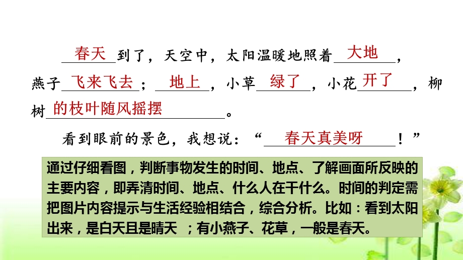 部编一年级下册语文总复习专项复习之六看图写话ppt课件.pptx_第3页