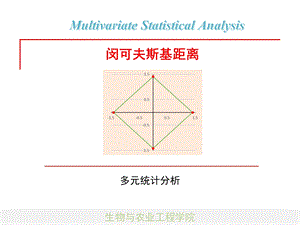 闵可夫斯基距离详解ppt课件.pptx