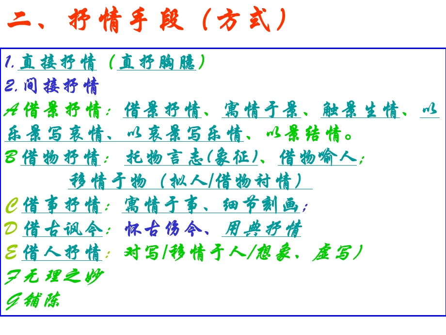 诗歌鉴赏——抒情手法ppt课件.ppt_第2页