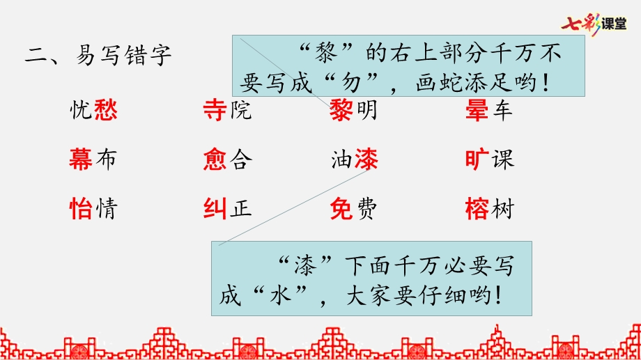 部编版小学语文五年级上册期末复习PPT课件第七单元复习.pptx_第3页