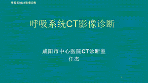 肺部CT解剖+诊断+鉴别诊断ppt课件.ppt