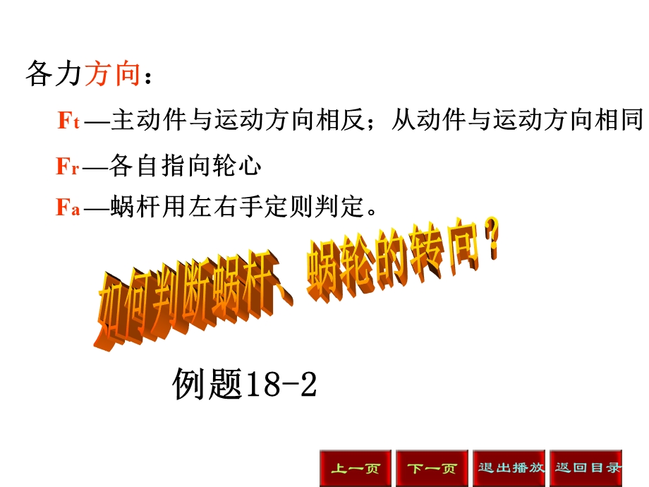 蜗轮蜗杆受力分析ppt课件.ppt_第3页