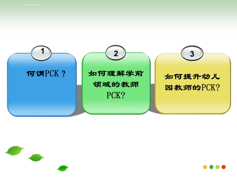 领域教学知识PCK与园教师专业成长ppt课件.ppt_第2页