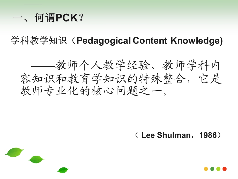 领域教学知识PCK与园教师专业成长ppt课件.ppt_第3页