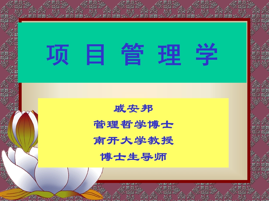 项目管理学ppt课件.ppt_第1页