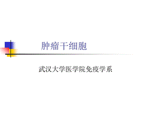 肿瘤干细胞ppt课件.ppt