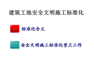 (建筑工地安全文明施工)标准化ppt课件.ppt