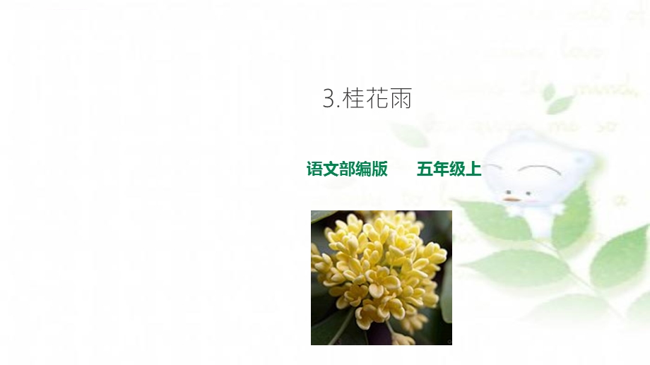 部编版桂花雨ppt完美版课件.ppt_第1页