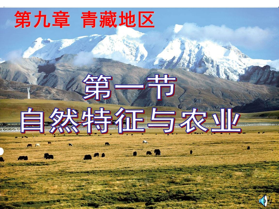 青藏高原自然特征与农业(第一课时)ppt课件.ppt_第1页
