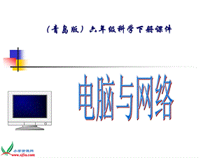 (青岛版)六年级科学下册ppt课件 电脑与网络.ppt