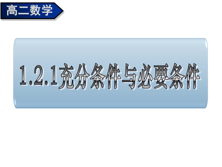 【数学】1.2.1《充分条件与必要条件》1.2.2《充要条件》ppt课件.ppt_第1页