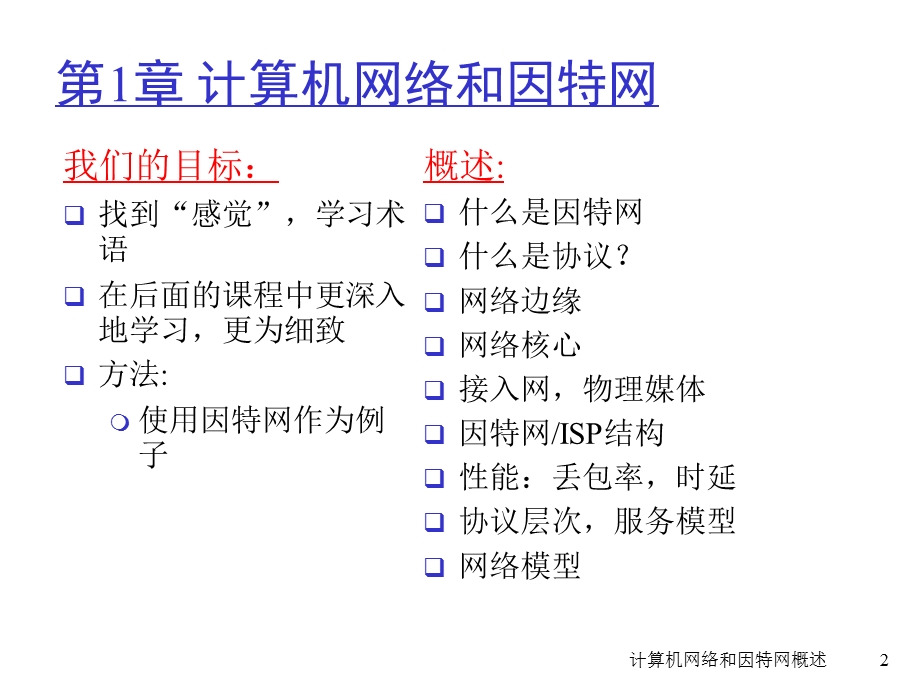 [计算机网络：自顶向下方方法](中文版ppt课件)第一章.ppt_第2页