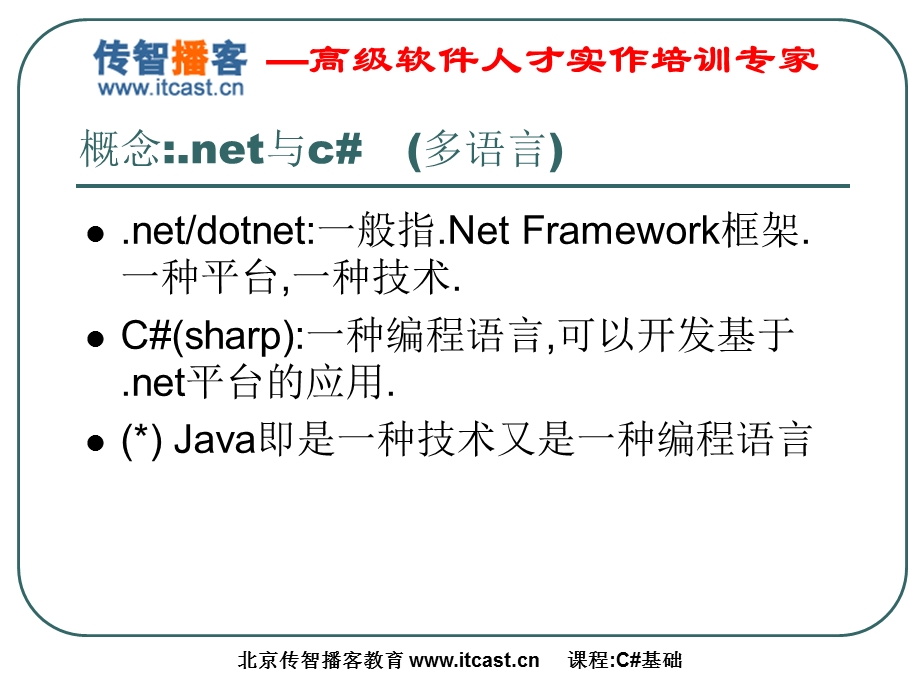 C#基础入门传智播客ppt课件.ppt_第2页