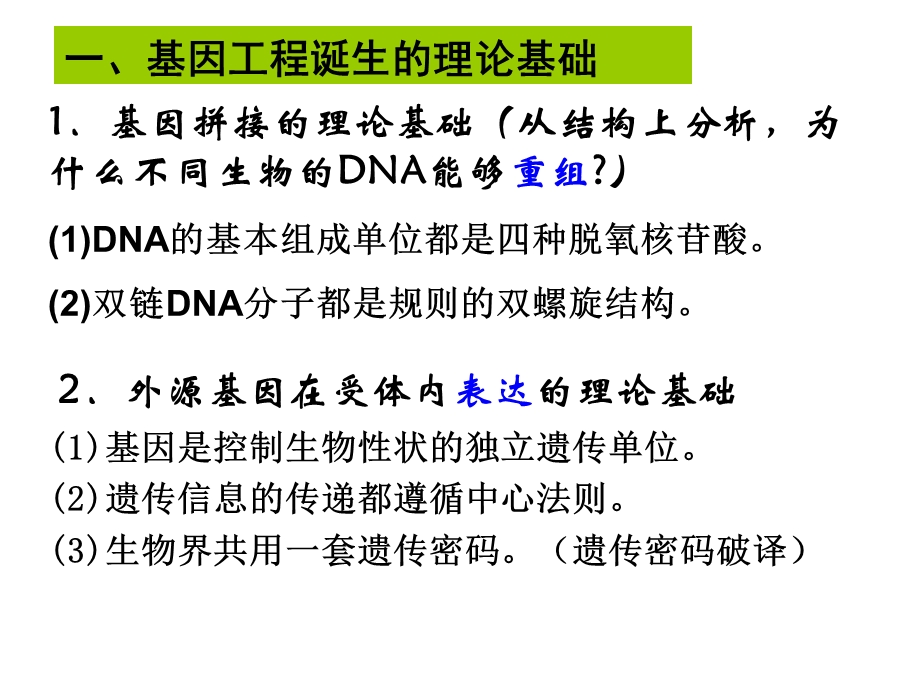 一轮 基因工程ppt课件.ppt_第2页