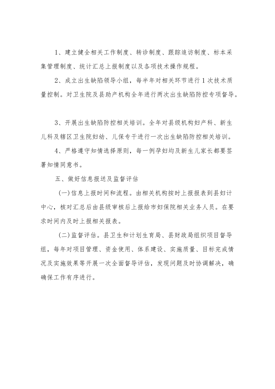 2022XX县出生缺陷工作计划.docx_第3页