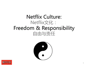 Netflix企业文化ppt课件《自由与责任》.pptx