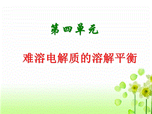 《难溶电解质的溶解平衡》ppt课件精讲.ppt