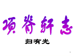 《项脊轩志》ppt课件.ppt