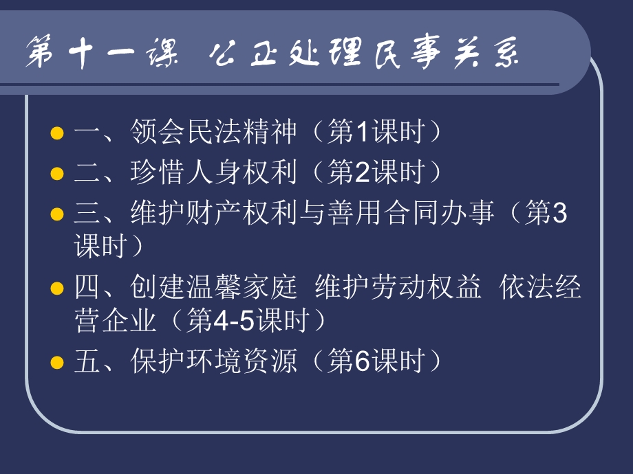 《职业道德与法律》第五单元第十一课公正处理民事关系之领会民法精神剖析ppt课件.ppt_第3页