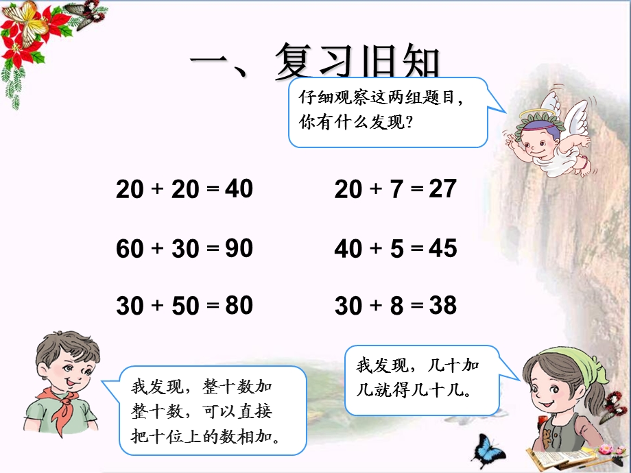 一年级数学下册6.2《两位数加一位数(不进位)、整十数》 优秀ppt课件(新版)新人教版.ppt_第2页