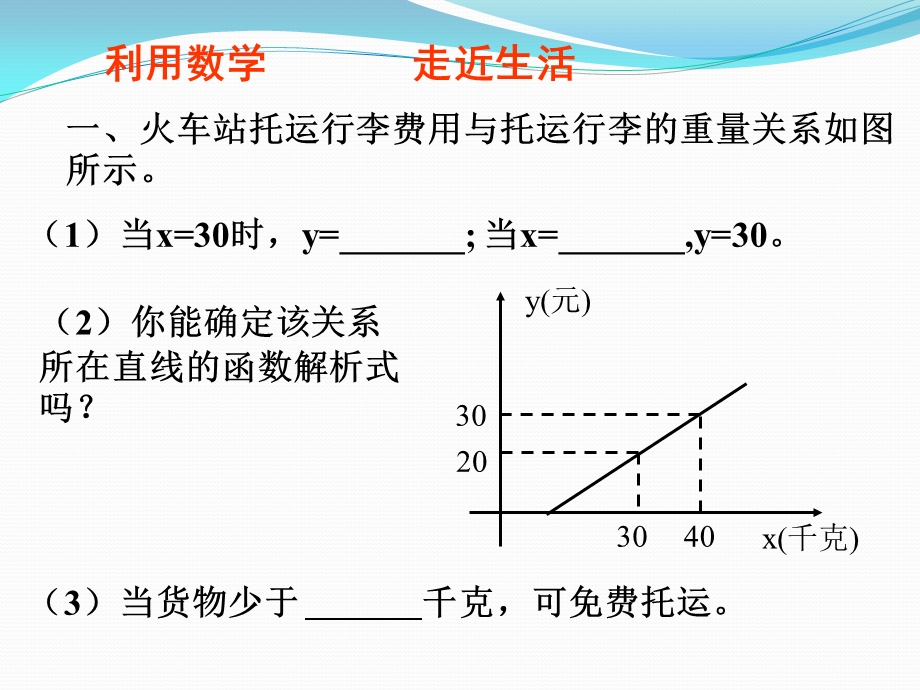 一次函数实际应用(分段函数)公开课ppt课件.ppt_第2页