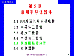 《电工电子技术》全套ppt课件第5章常用半导体器件.ppt