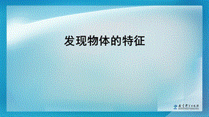 《发现物体的特征》一年级下册科学ppt课件.pptx