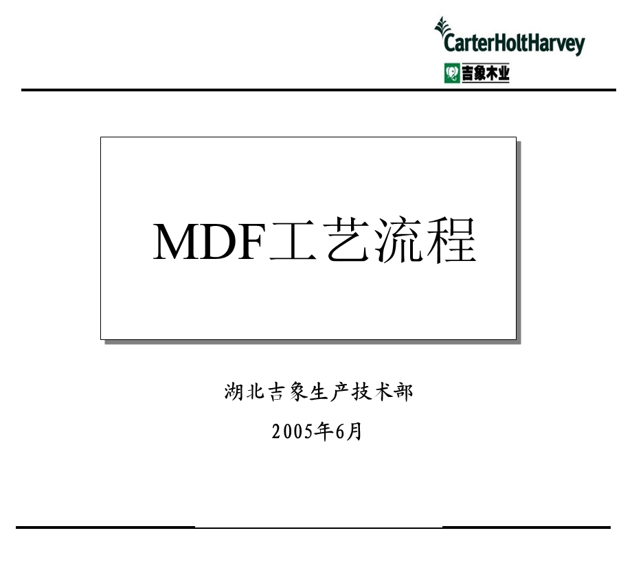 MDF工艺流程总结ppt课件.ppt_第1页