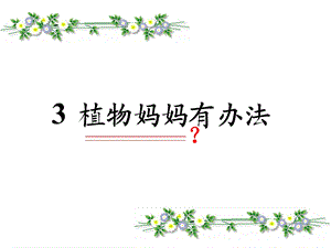 《植物妈妈有办法》PPT课件.ppt