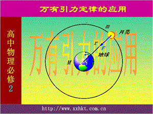 万有引力的应用分解ppt课件.ppt