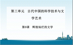 《辉煌灿烂的文学》ppt课件.ppt