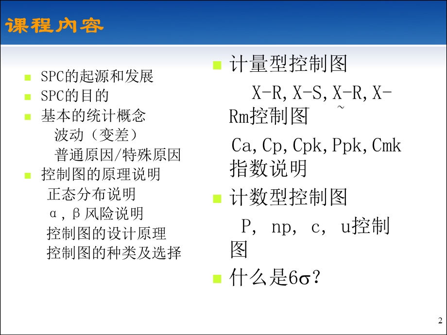 SPC统计过程控制—非常经典ppt课件.ppt_第2页
