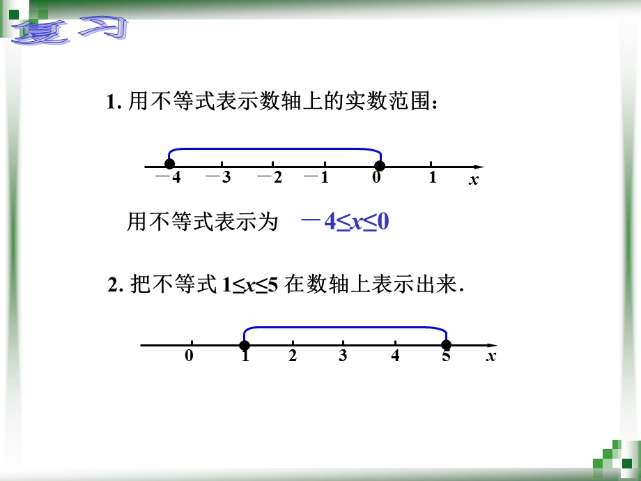 不等式的解集与区间的概念ppt课件.ppt_第2页