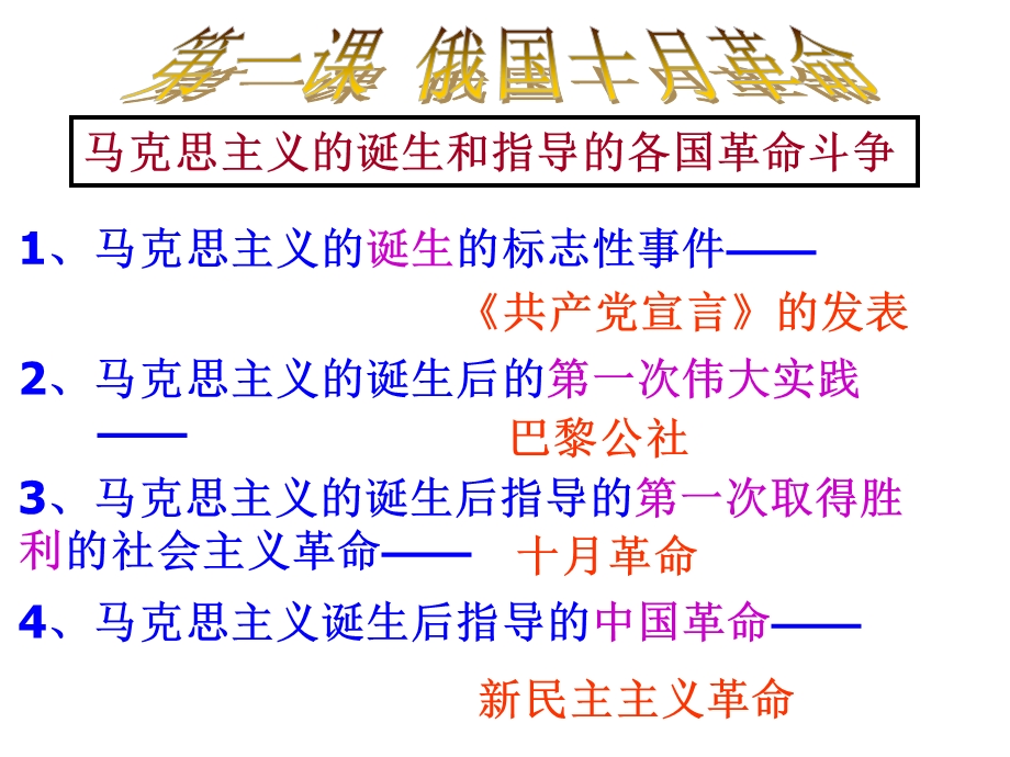 人教版九年级下册世界历史全册复习ppt课件.ppt_第3页